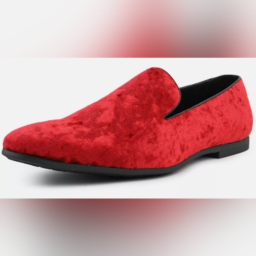 Amali Hauser2 - Mens Tuxedo Smoking Slippers Desiger Slip On Dress Shoes